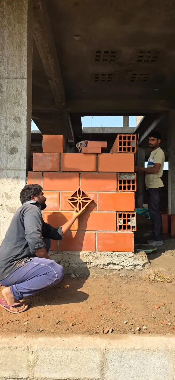 Architectural design sketch for eco-friendly home